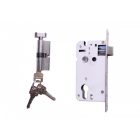 F-es ajtókilincs + zár