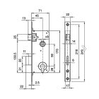 AJTÓZÁR 3420 CILINDERES ELZETT