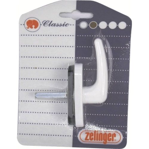 ABLAKFÉLKILINCS MŰANYAG CLASSIC FEHÉR