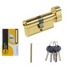 Zárbetét, 5 kulccsal, 30 x 30 mm