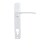 Ajtókilincs 90 mm, fehér, 230 x 100 x 50 mm