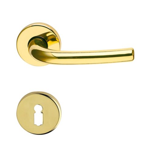   Beta Verofer beltéri ajtó kilincs, csiszolt sárgaréz, 50 mm