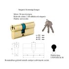 Biztonsági zár,  3 kulcs, L90 40 x 50 mm 