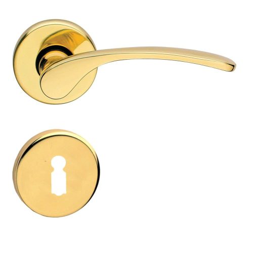   Vienetta Verofer beltéri ajtó kilincs, fényes arany, 50 mm