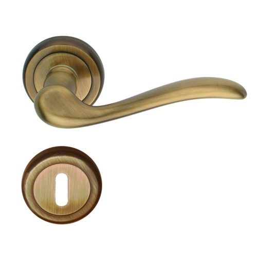   Tolosa Verofer beltéri ajtó kilincs, sárgaréz, grafit bronz, 50 mm