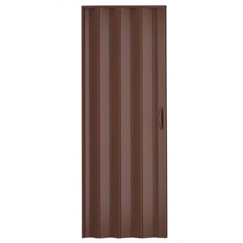 harmonika ajtó mahagóni fa színben 203 x 85 cm