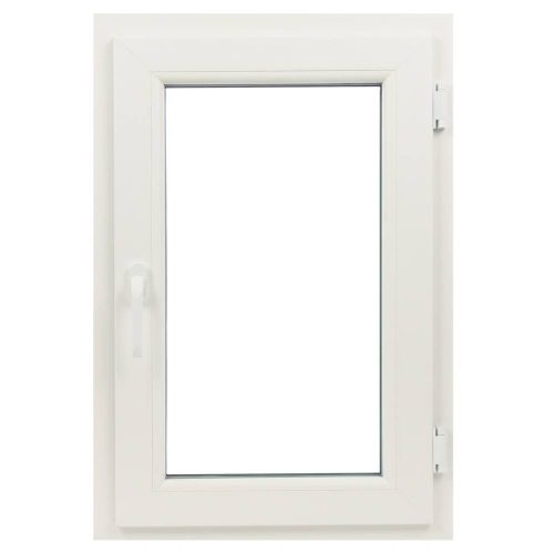 Műanyag ablak, fehér, 5 kamrás, 56x86 cm, nyíló