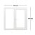 Műanyag ablak fehér 176x116cm 5 kamrás Fix+Bukó/Nyíló