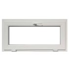 Műanyag ablak, 3 kamrás, fehér, 86 x 50 cm, bukó