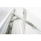 Műanyag ablak fehér 100x50cm 3 kamrás Bukó