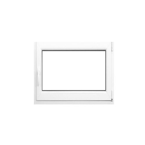 Műanyag ablak fehér 86x56cm 6 kamrás Nyíló