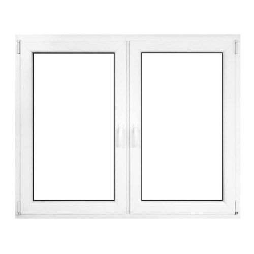 Műanyag ablak fehér 176x116cm 6 kamrás Nyíló+Nyíló