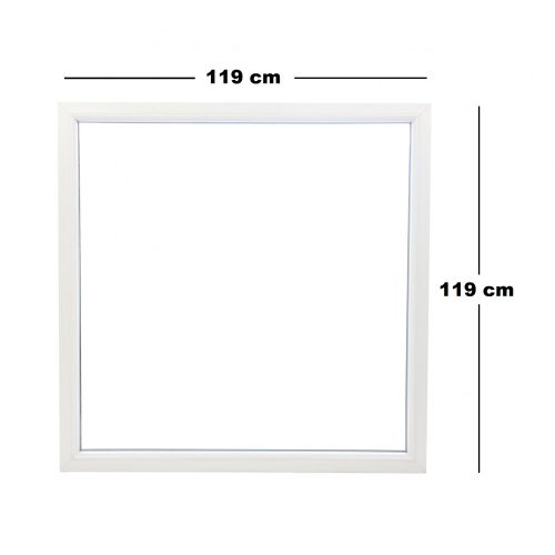 Műanyag ablak fehér 119x119cm 7 kamrás Fix