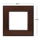 Műanyag ablak barna