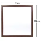 Műanyag ablak barna 119x119cm 7 kamrás Fix