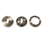 Kerek rozetta kilincs belső ajtóhoz, antik bronz, 120 mm