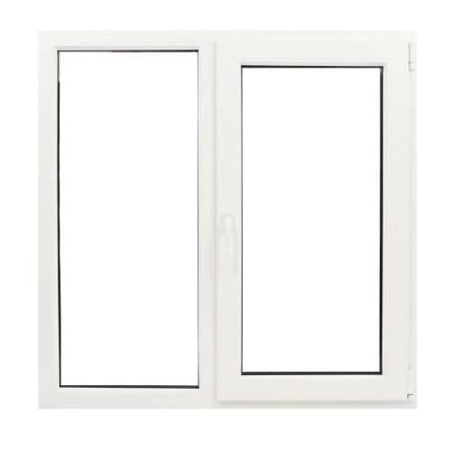 Műanyag ablak fehér 116x116cm 5 kamrás Fix+Nyíló