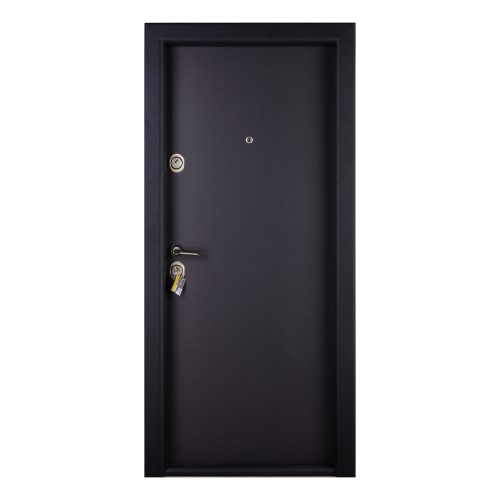 Prestige 1 Lux fém bejárati ajtó, jobbos, antracit szürke, 200 x 88 cm