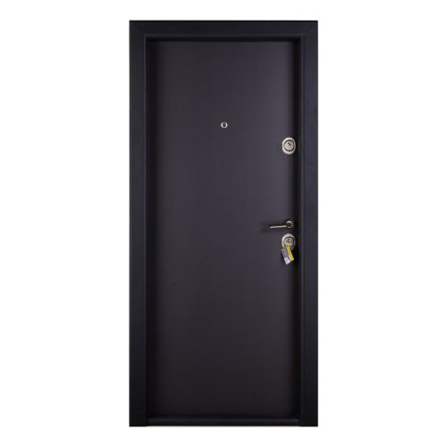 Prestige 1 Lux fém bejárati ajtó, balos, antracit szürke, 200 x 88 cm