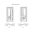 Beltéri ajtó Dorina I 202x66cm Jobb