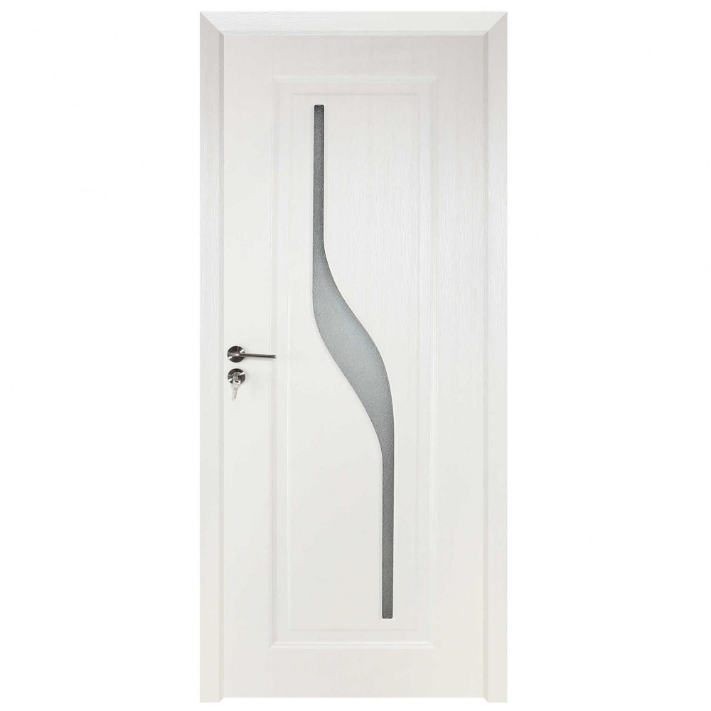 Beltéri ajtó B03-88-V, fehér, 203 x 88 cm - 0
