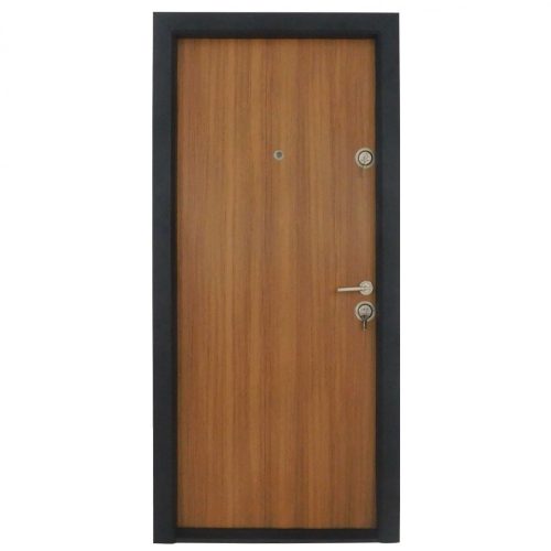 Fém bejárati ajtó Arta Door Classic, bal, teak, 201 x 88 cm