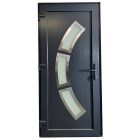 ZENON INOX kívül-belül antracit színű műanyag bejárati ajtó98x208 cm Bal