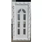 Stavros üveges műanyag bejárati ajtó 88X208 cm Bal